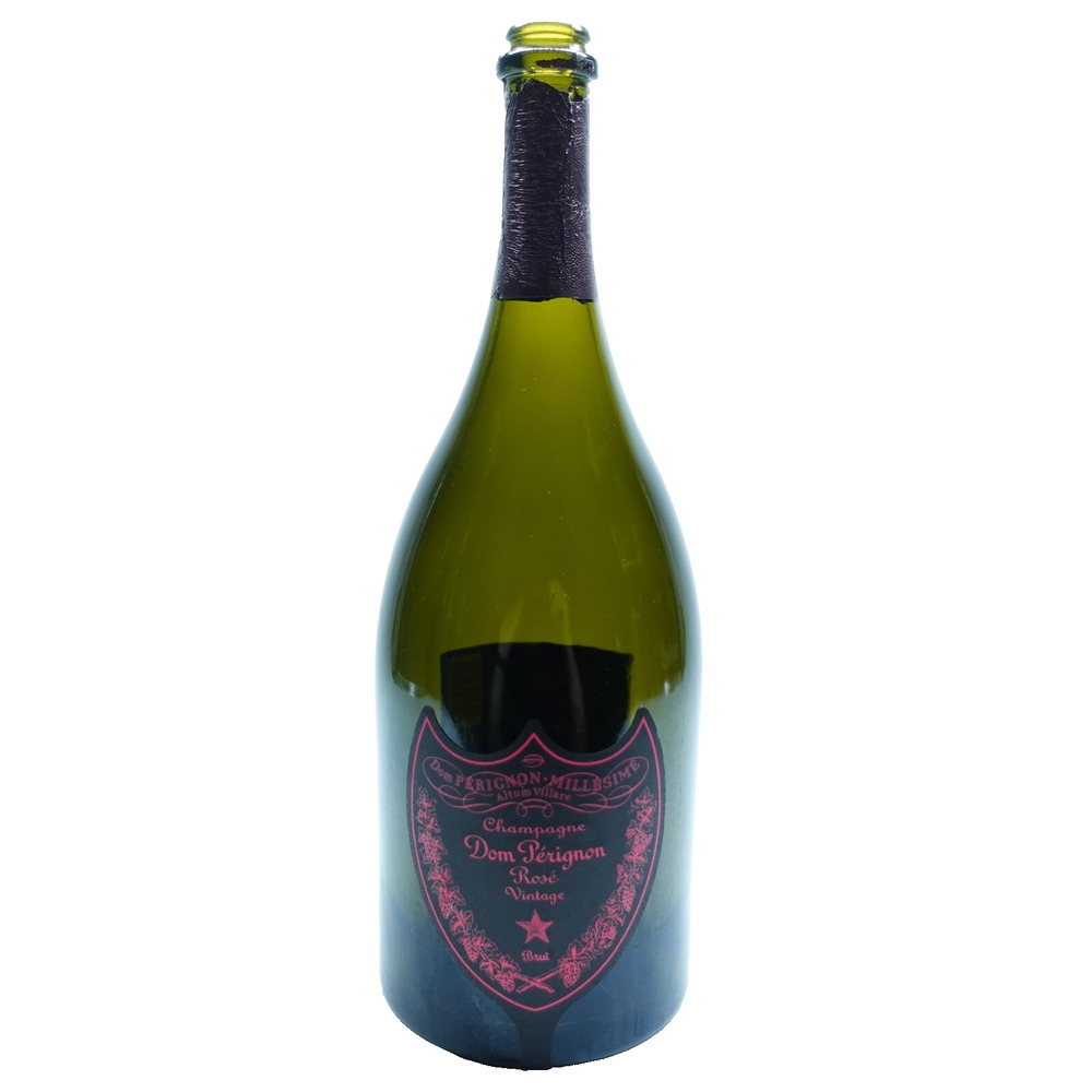 Dom Perignon Rose Pink Luminous Light Up Empty Bottle 1.5L Magnum
